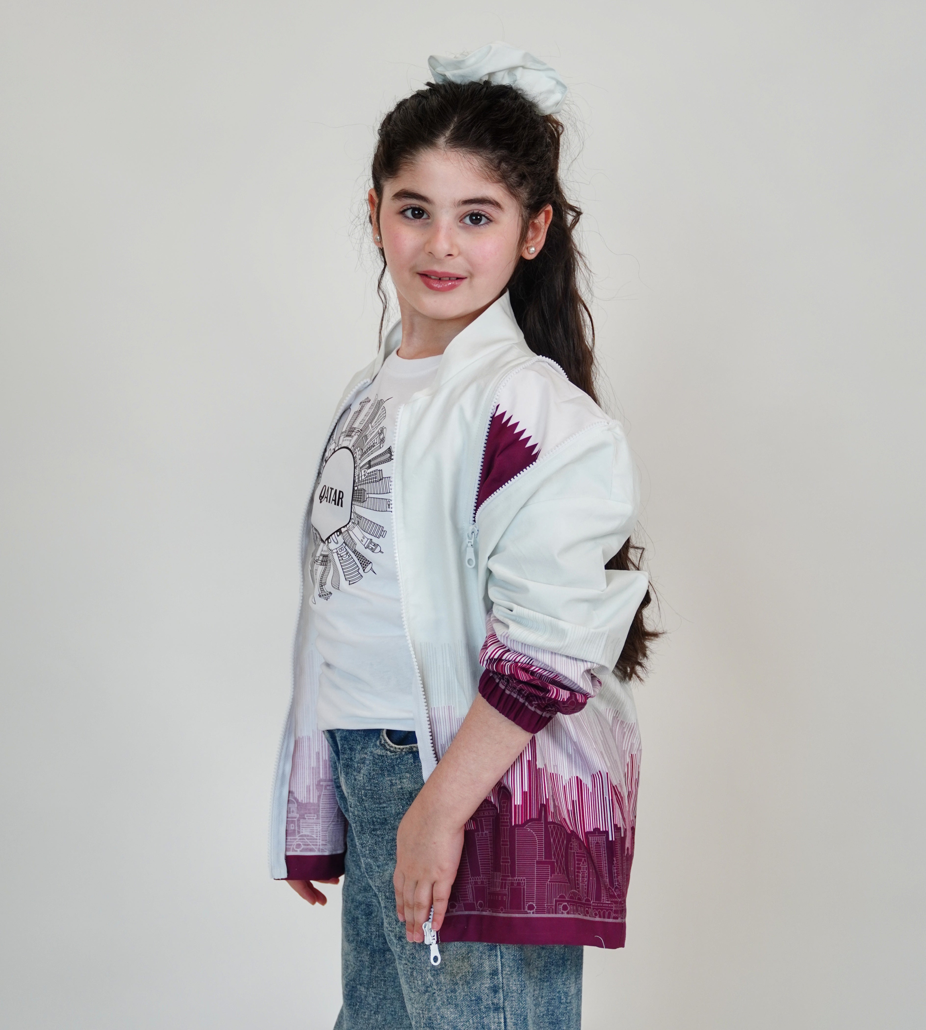 Qatar Skyline Jacket  - Unisex