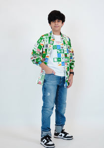 Saudi Stamps Jacket  - Unisex