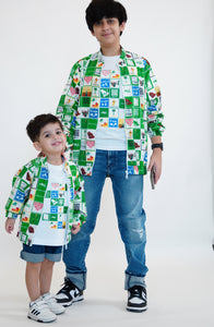 Saudi Stamps Jacket  - Unisex