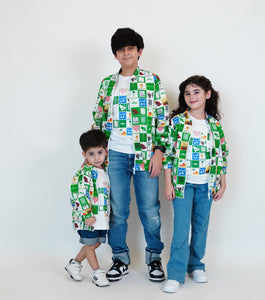 Saudi Stamps Jacket  - Unisex