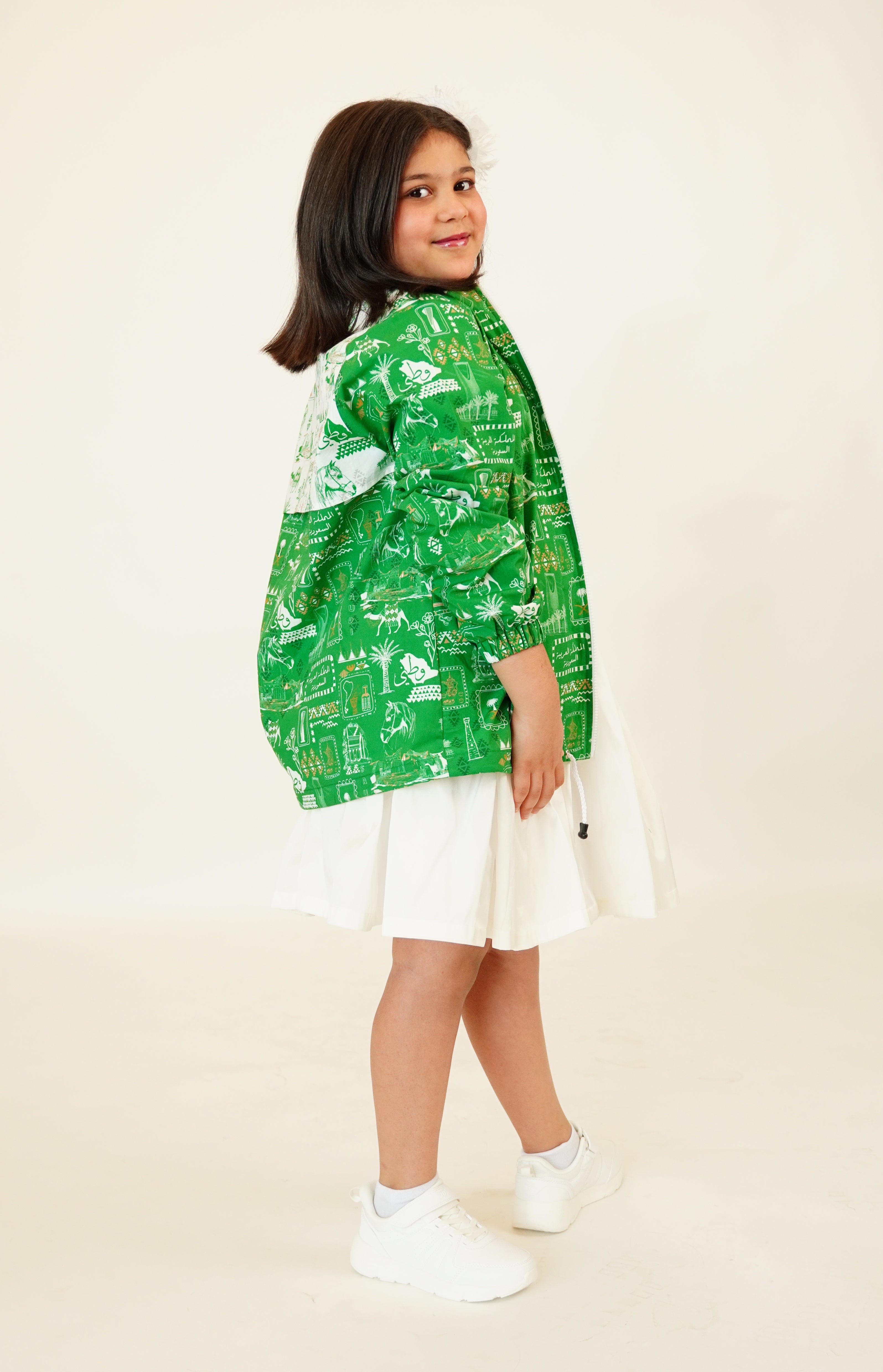 Saudi Classic Set (White Skirt)