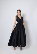 Load image into Gallery viewer, Black Diamon Dress
