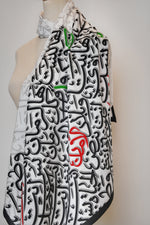 Load image into Gallery viewer, Calligraphy ND Scarf - Square
