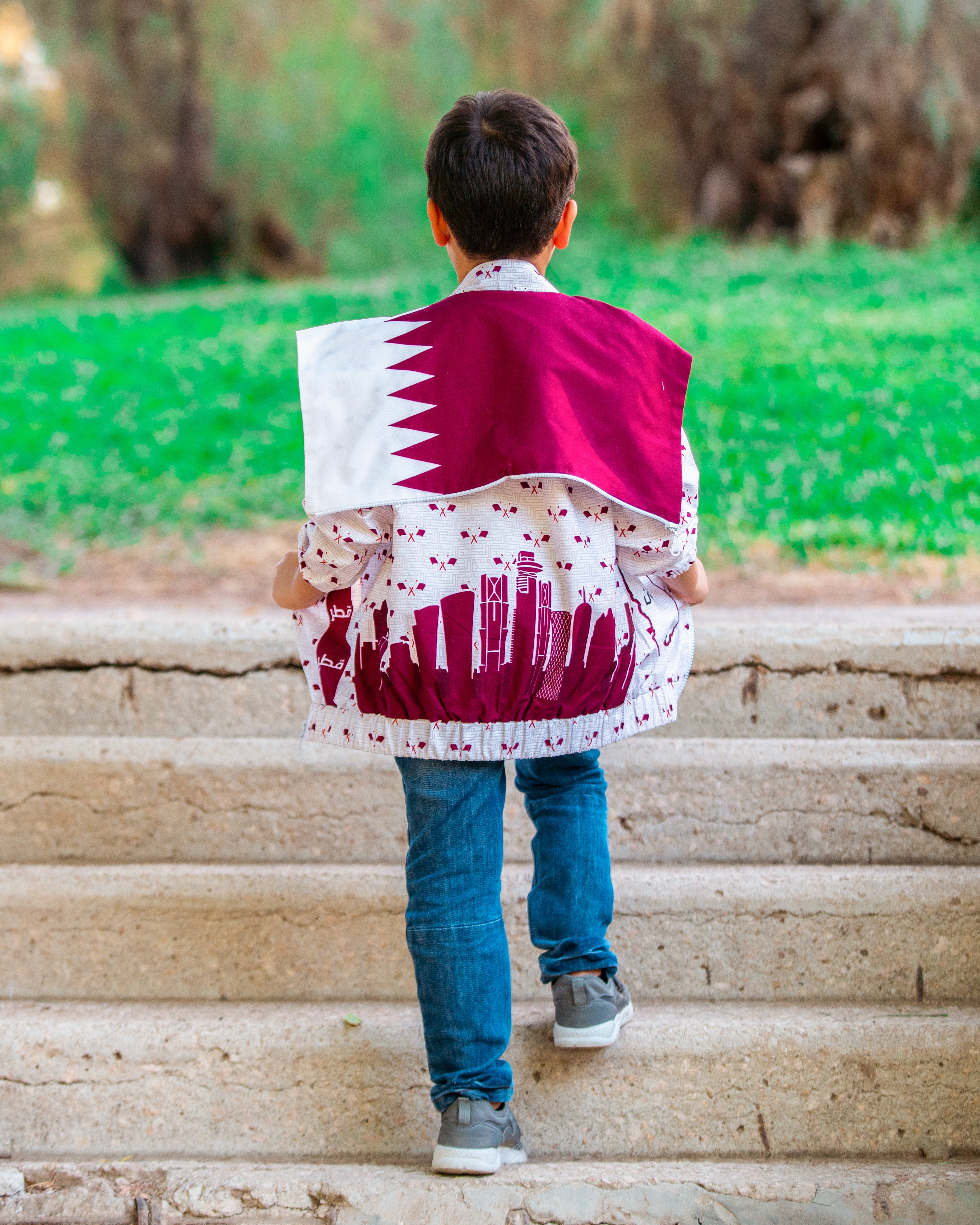 Qatar Flag Jacket - Unisex