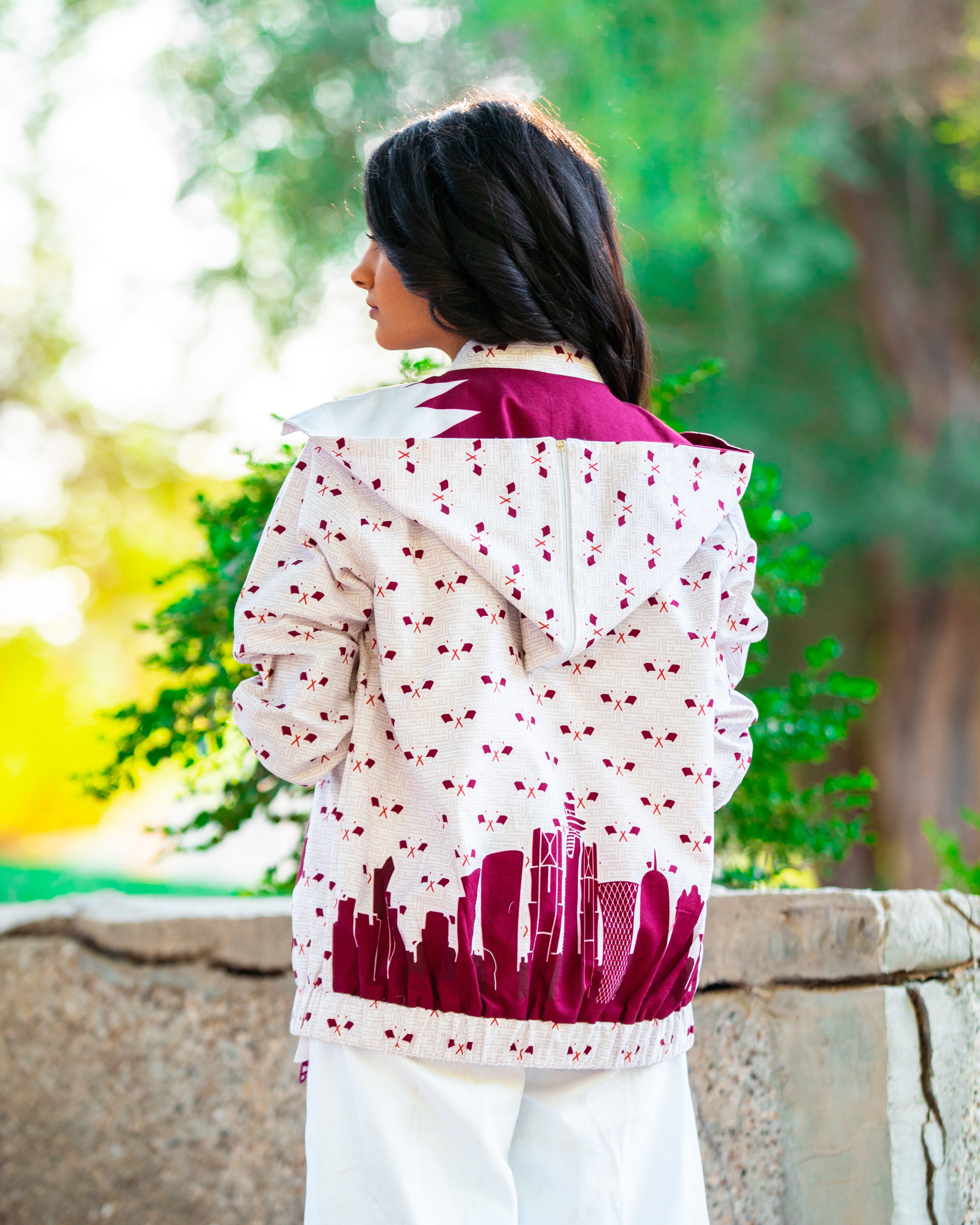 Qatar Flag Jacket - Unisex