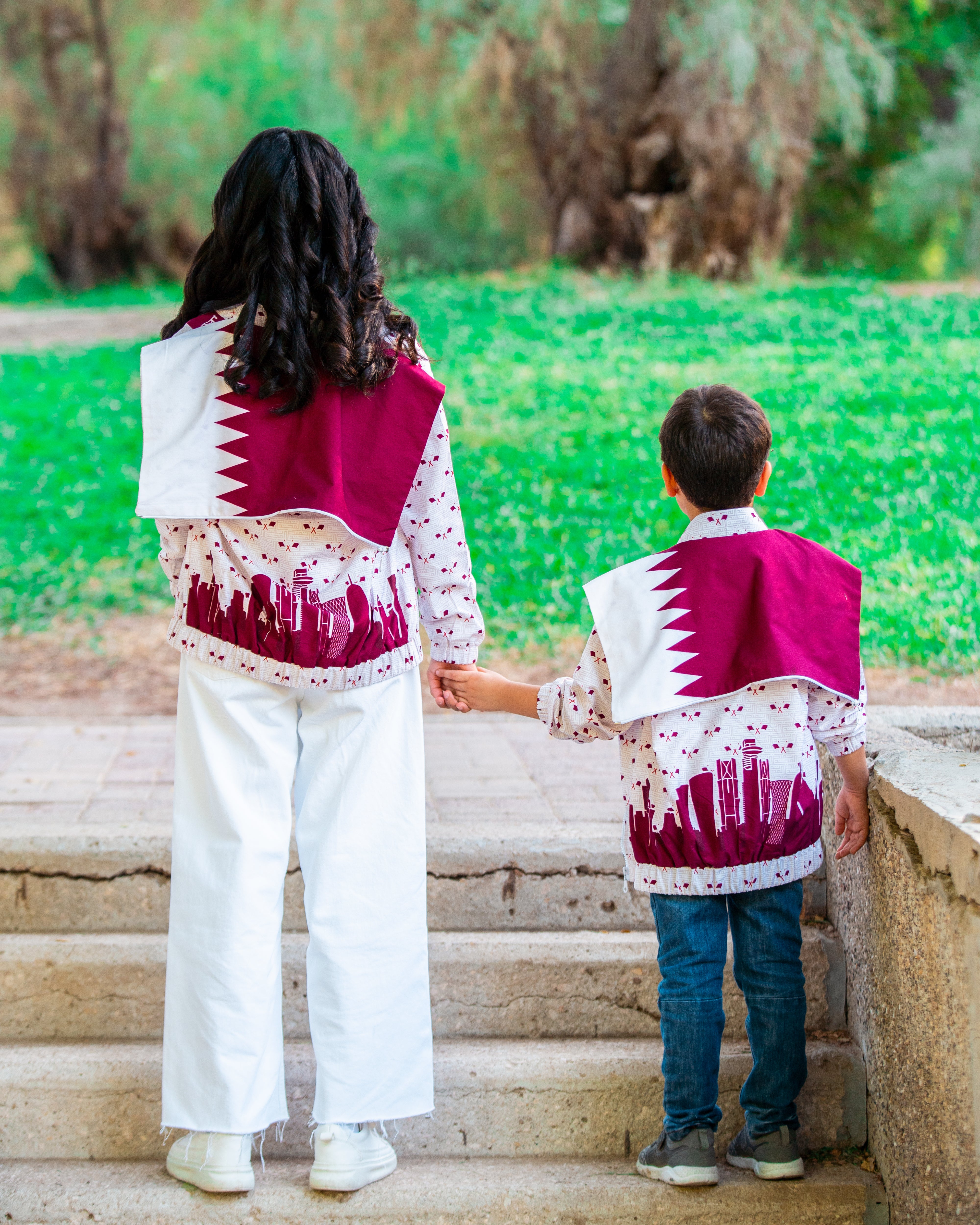 Qatar Flag Jacket - Unisex