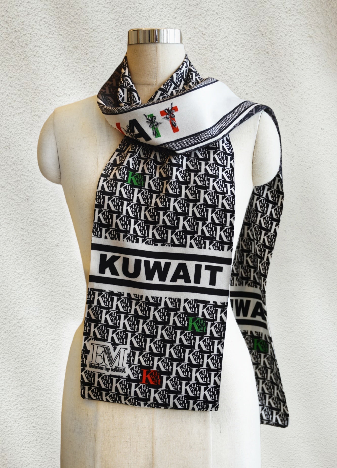 Kuwait Monogram Scarf - Unisex