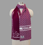 Load image into Gallery viewer, Qatar Monogram Scarf - Unisex
