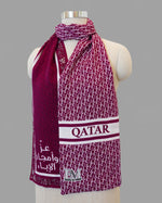 Load image into Gallery viewer, Qatar Monogram Scarf - Unisex
